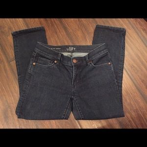 Ann Taylor Loft Modern Kick Crop jeans